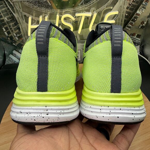 Nike Flyknit One+ Volt Neon Yellow Lunarlon Men’s Sz 11.5 Athletic Running Shoes main image 10
